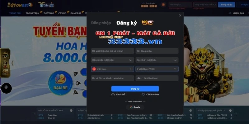 Hướng dẫn đăng ký Onbet nhanh chóng và an toàn